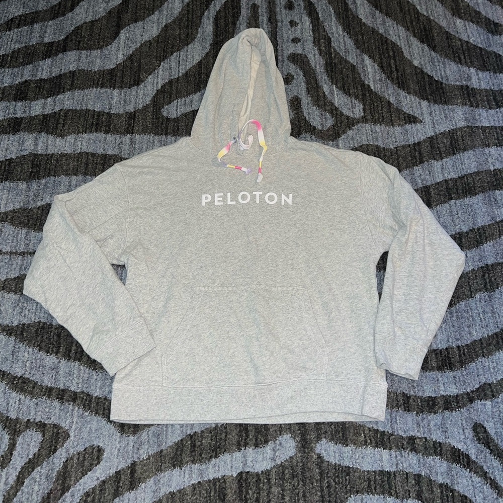 Peloton Light Gray Hoodie
